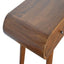 Solid Wood Curved Edge Console Table