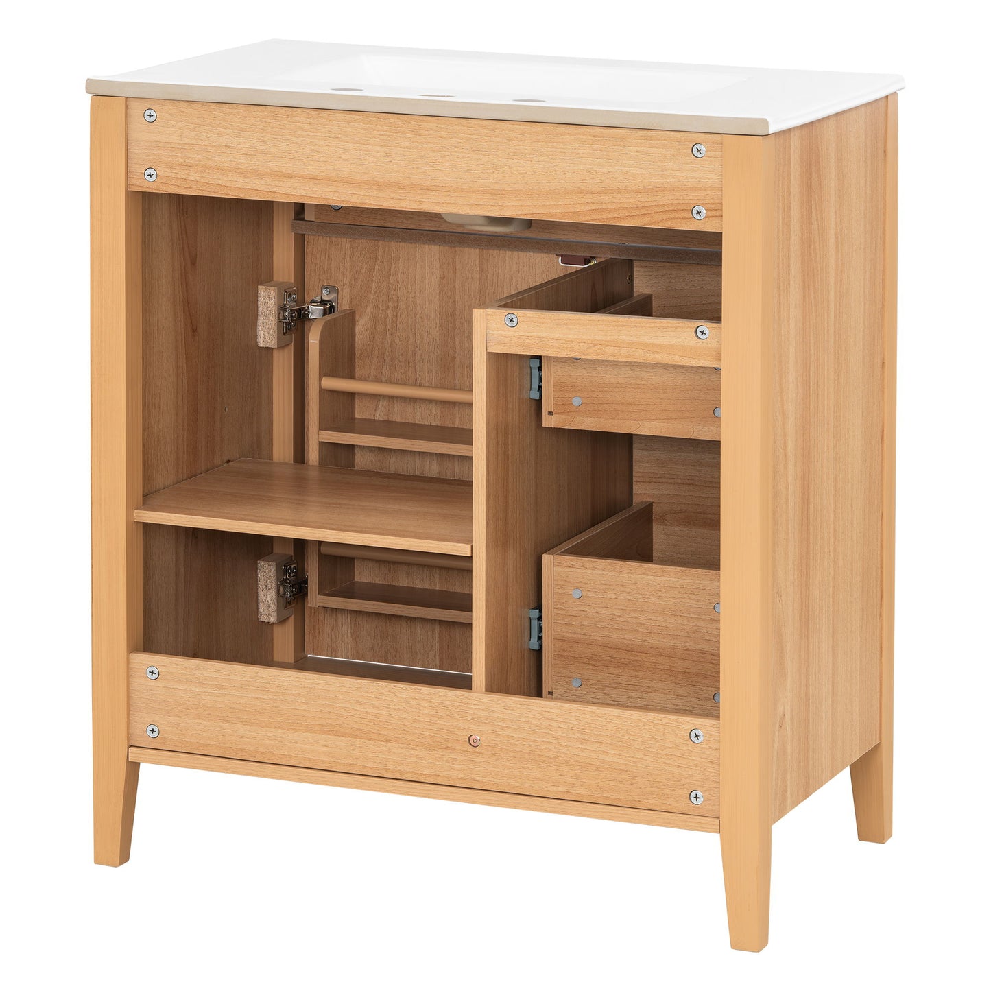 Bathroom Vanity With Sink, Soft Closing Cabinet