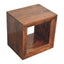 Solis - Open Side Table - Brown