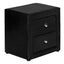 Nightstand, Storage Drawer Versatile Use, Upholstered, Transitional