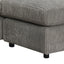 Tavia - Reversible Sectional Sofa With 6 Pillows - Gray