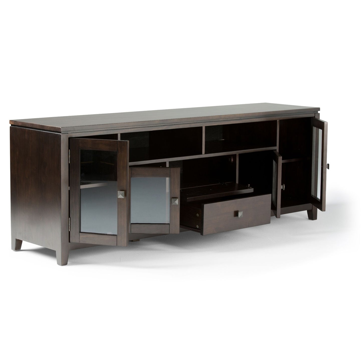 Cosmopolitan - Wide TV Media Stand - Mahogany Brown