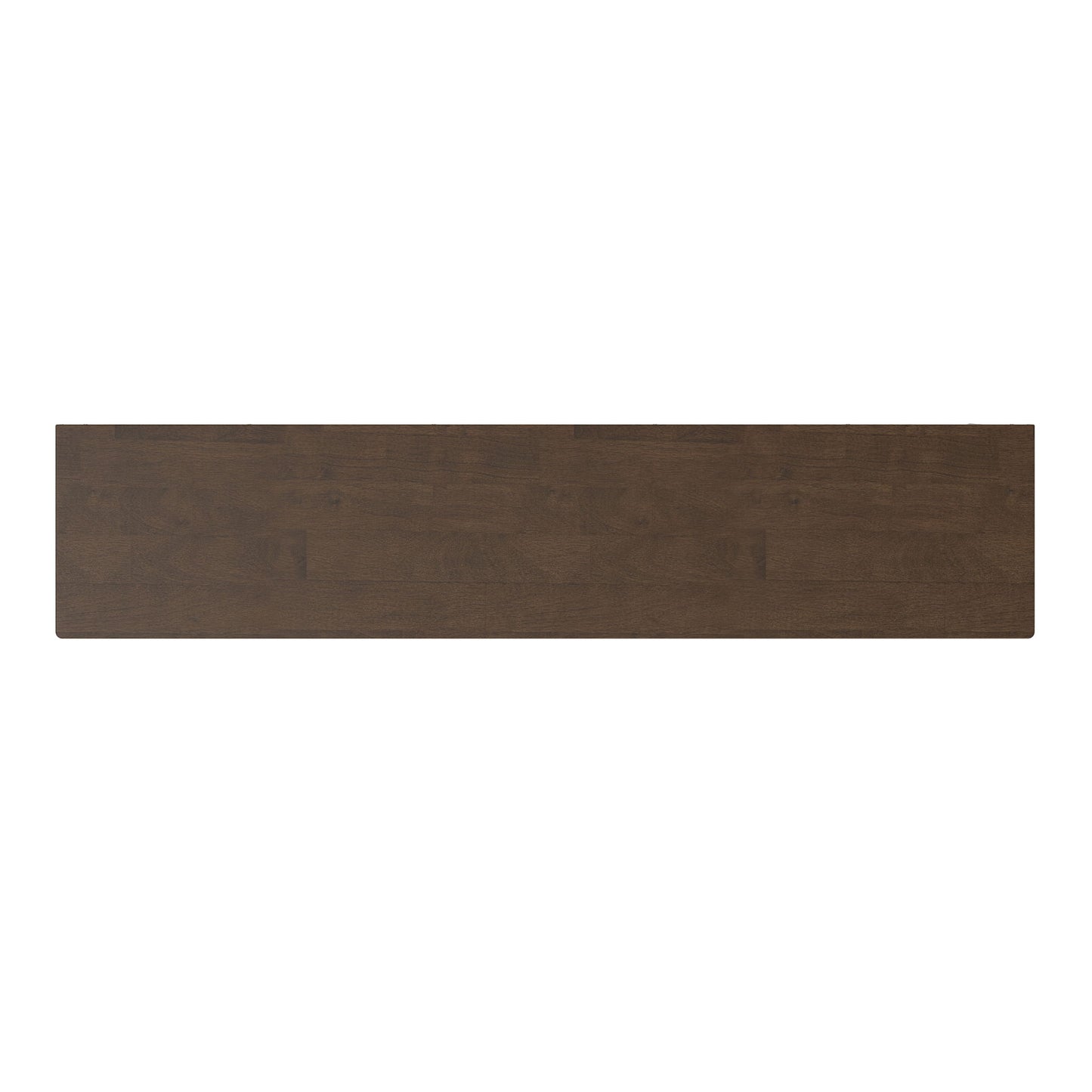 Harper - 4 Shelf Low Bookcase - Walnut Brown