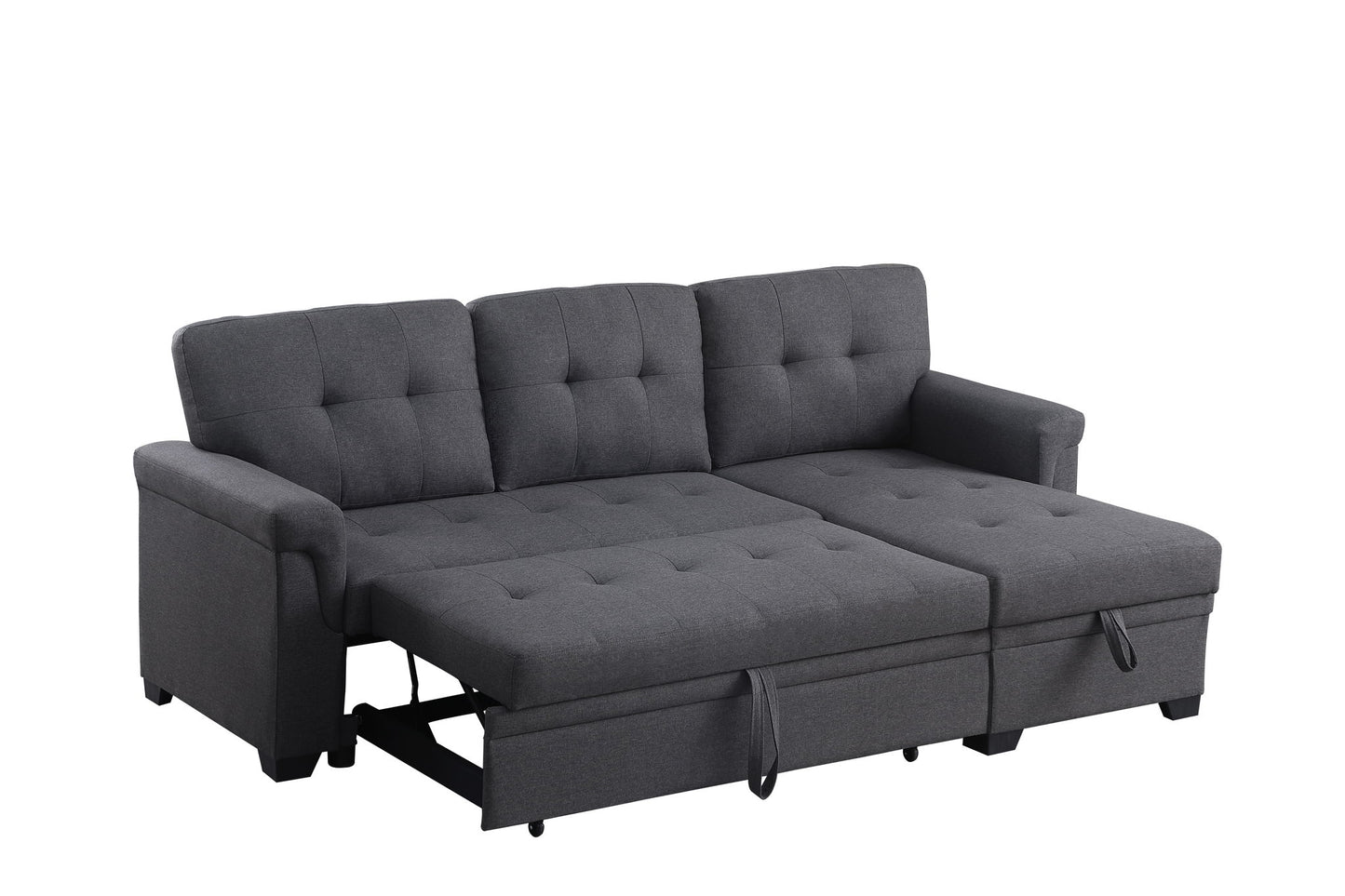 Lucca - Reversible Sleeper Sectional Sofa With Storage Chaise
