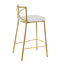 Modern Charlotte - Contemporary Fixed Height Counter Stool (Set of 2)