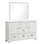 Jamestown - Landscape Mirror - White