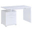 2 Drawer Reversible Office Desk With Modular Design