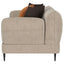 Repley - Upholstered Sculpted Track Arm Loveseat - Beige