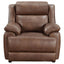 Worthington - Padded Arm Accent Chair - Dark Brown