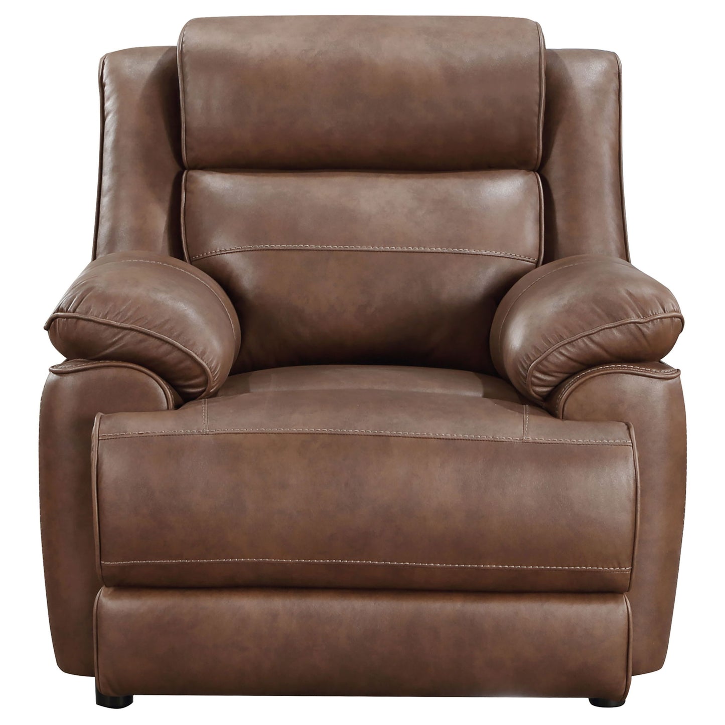 Worthington - Padded Arm Accent Chair - Dark Brown