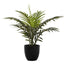 20" Tall, Artificial Plant, Palm, Indoor, Faux, Fake, Table, Greenery, Potted, Real Touch, Decorative - Green / Black