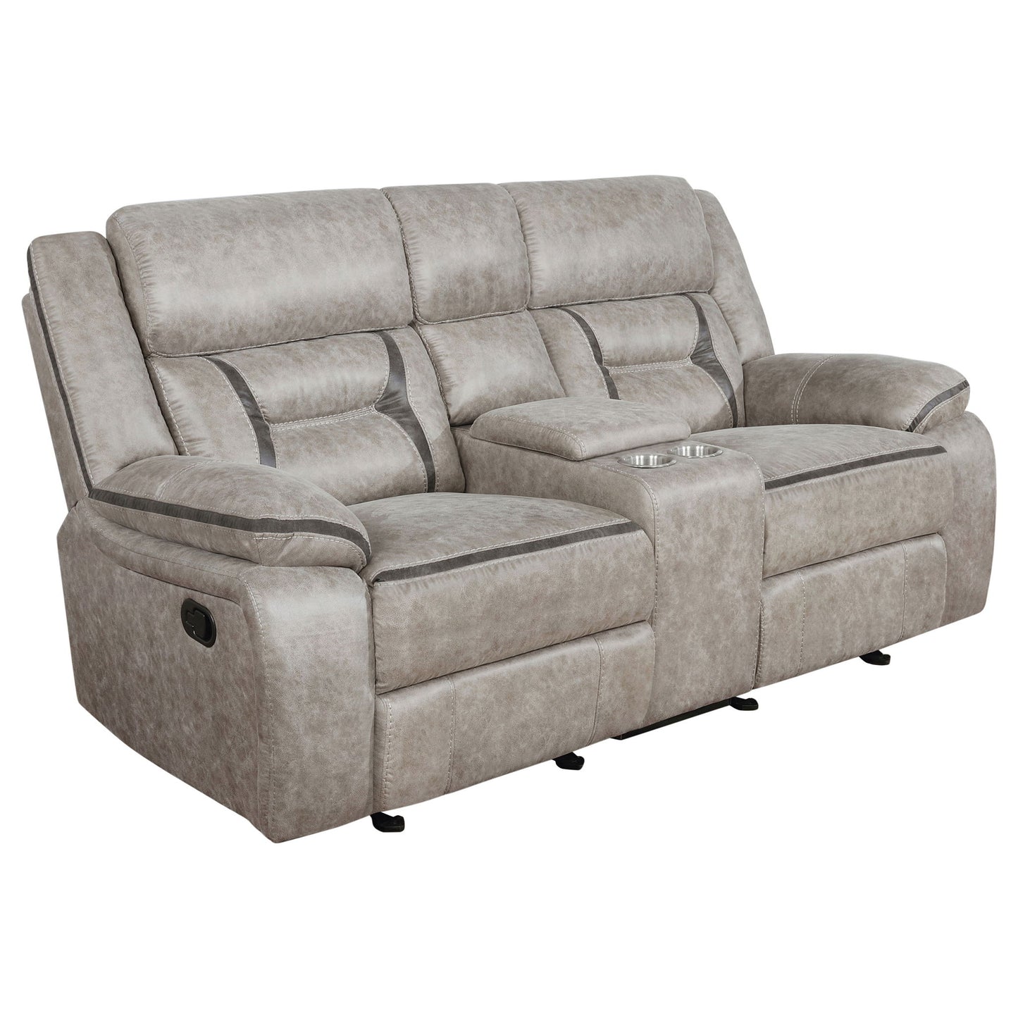 Brazelton - Glider Loveseat With Console