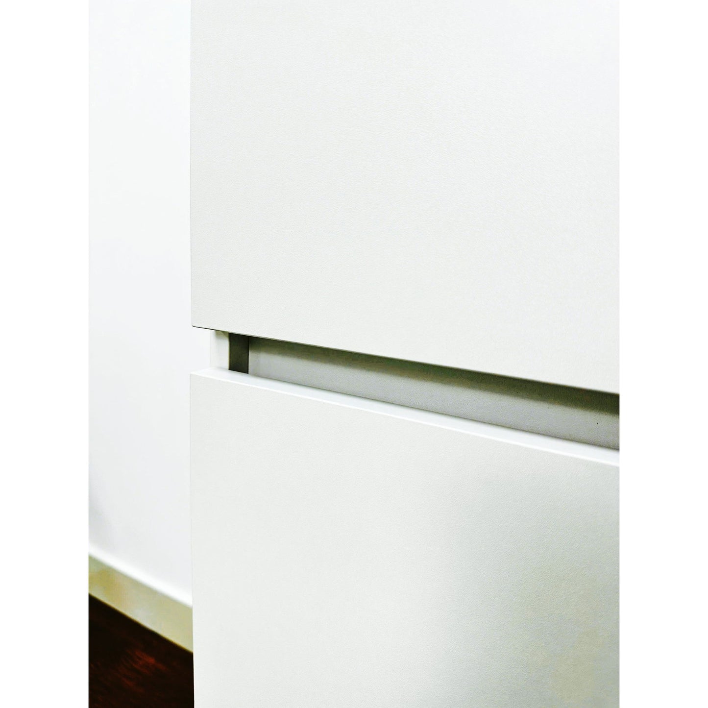 Elise - Slim Modular Closet Cabinet With Drawers - White
