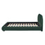 Upholstered Simple Modern Bedroom Bed With Curved Headboard