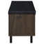 Clackamas - 2 Door Storage Bench With Padded Seat