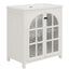Vintage Farmhouse Bathroom Vanity With Ceramic Sink