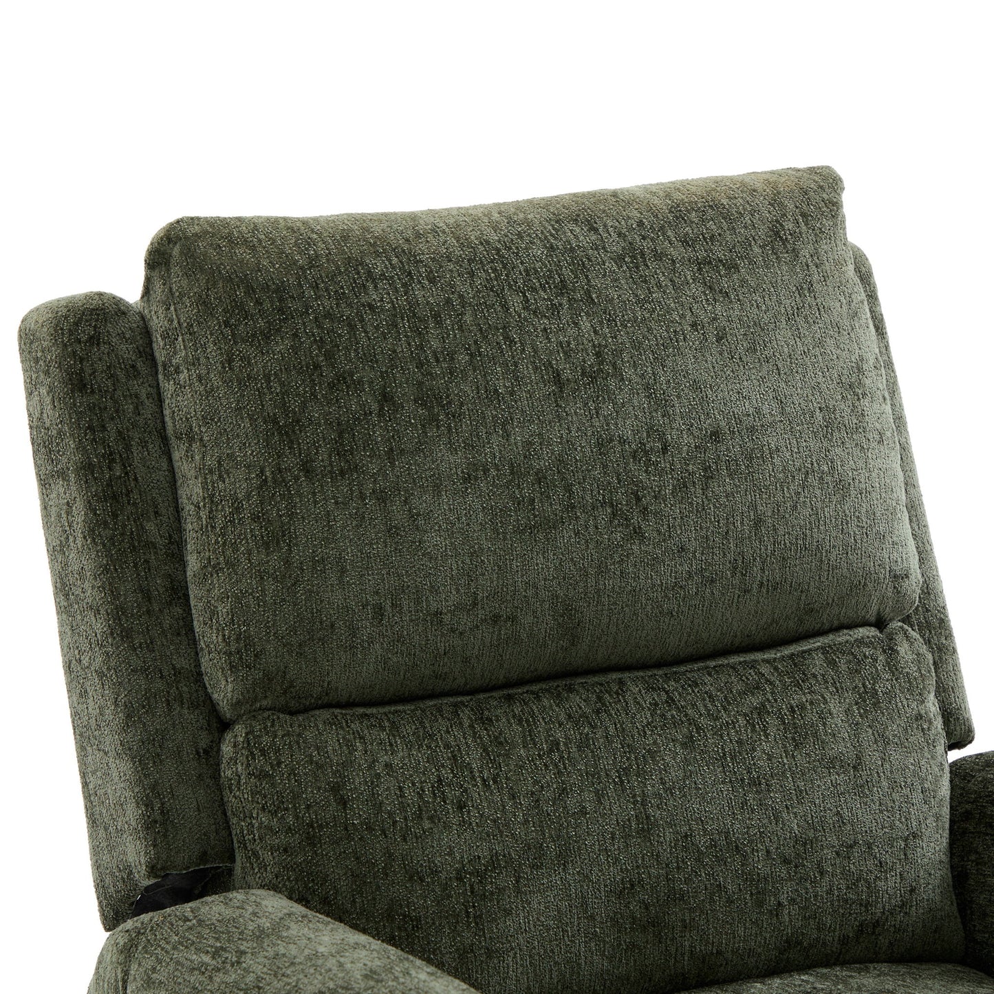 Manual Recliner Massage Chair With Swivel Rocker, 8 Massage Modes, Side Storage Pocket