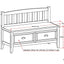 Burlington - Entryway Storage Bench With Drawers