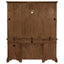 Stigham - 5 Drawer Credenza With Hutch - Oak