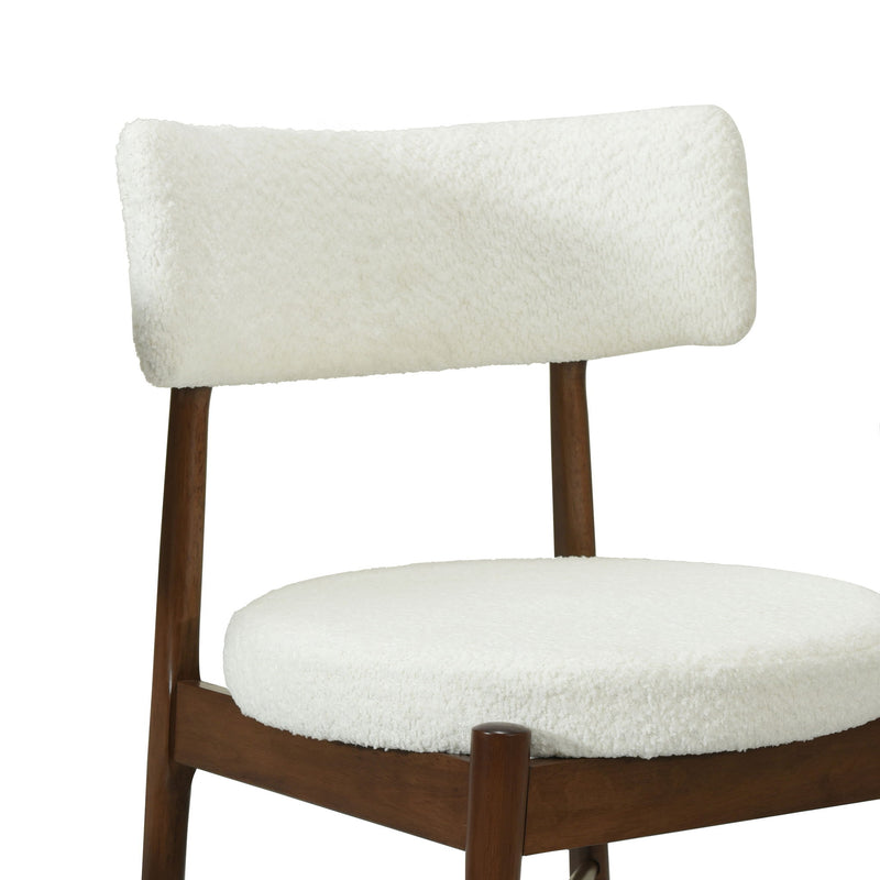 Counter Stool (Set of 2) - Walnut Beige