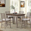 Counter Height 2 Tone 4 Drawer Dining Table - Gray