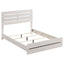 Geary - 4 Piece King Panel Bedroom Set With 2 Nightstands And Dresser - White