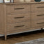 Panel Bedroom Set With 3 Drawer Nightstand, Casual Dresser, Cane Mirror, 3 Drawer Cane Front Chest And Bench
