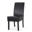 Contemporary Dining Chair With Rubberwood Legs (Set of 2)