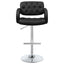 Adjustable Bar Stool With Upholstery