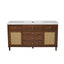Bathroom Vanity With Sink, 5 Legs, Soft Close Drawers
