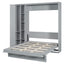 Murphy Wall Bed With Shelves, Wardrobe And LED Lights