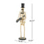Skeleton Musician Statue, For Halloween Indoor Outdoor Party Display - Gold