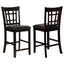 Lattice Back Counter Height Stools (Set of 2)