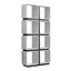 Bookshelf, Bookcase, Etagere, 5 Tier, For Office, Contemporary & Modern - White