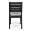 Outdoor 6 Seater Dining Set With Bench - Dark Gray / Light Gray