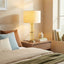 Echo - Table Lamp With On / Off Switch Clear Body Base - Clear / Silver / White