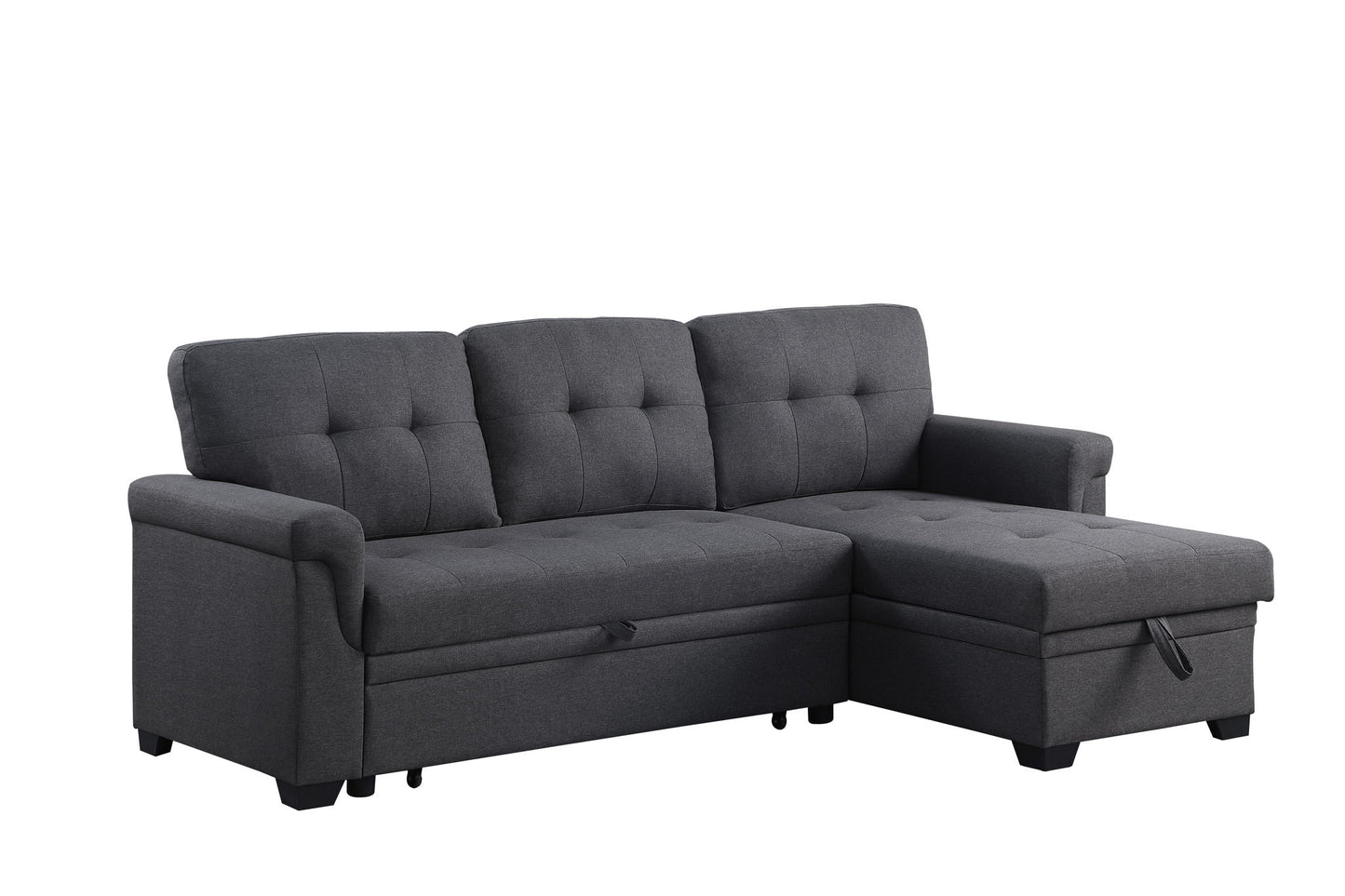 Lucca - Reversible Sleeper Sectional Sofa With Storage Chaise