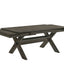 Gulliver - Dining Table Top & Base - Dark Brown