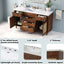 Bathroom Vanity With Sink, 5 Legs, Soft Close Drawers
