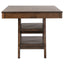 Ferrara - 5 Piece Counter Height Dining Set With Chairs - Walnut
