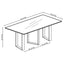 Forster - Rectangular Sintered Stone Dining Table - Gray