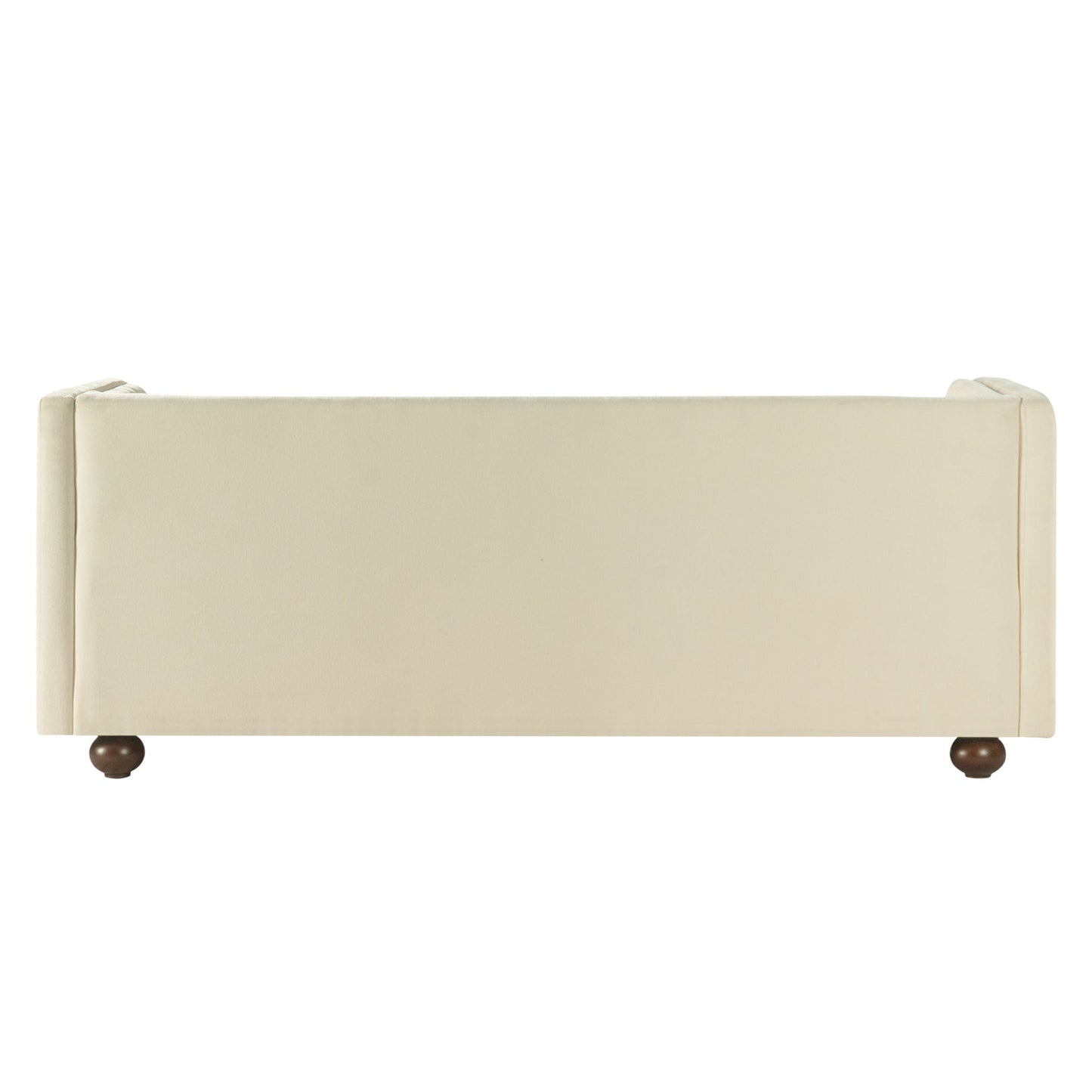 3 Seater Sofa Upholstery With Square Arms, Living Room Couch