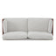 Mid Century Moderne Sofa With Wood Sides