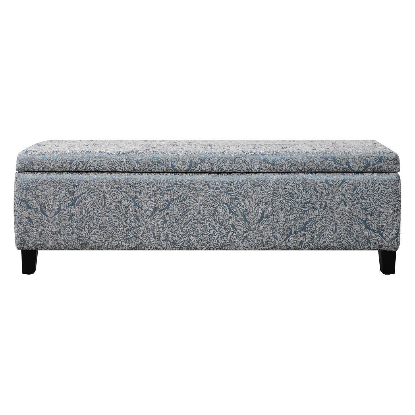 Indoor Storage Ottoman Bench With Hidden Storage - Pattern