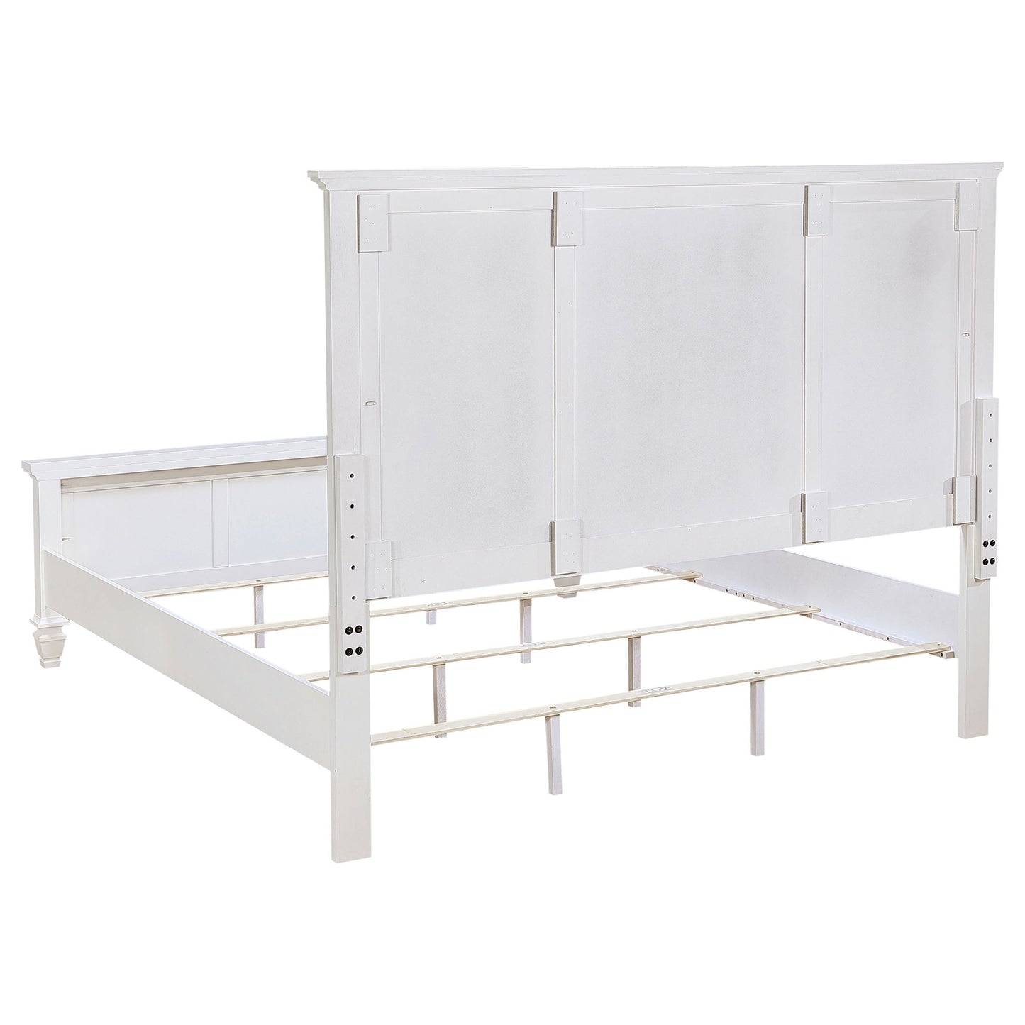 Chelema - Eastern King Panel Bed - Cream White