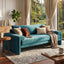 Upholstered 3 Seater Sofa With Wide Armrests
