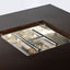 Propane Gas Fire Pit Table, 50000 Btu Square For Outside - Brown