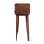 Solid Wood Curved Console Table