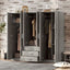 6 Doors Wardrobe Storage For Bedroom, With Big Drawers