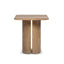 Sonoma - Square Pedestal Side Table - Antique Brown